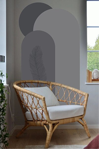 Piksel Grafik Пташине пір'я Bohem 3-х блоки настінні наклейки