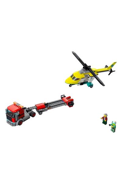 LEGO City Karayolu Kurtarma Nakliyesi Helikopteri Seti - 215 Parça
