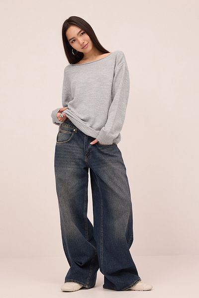Addax Boat Neck Knitwear Sweater K3453-B11