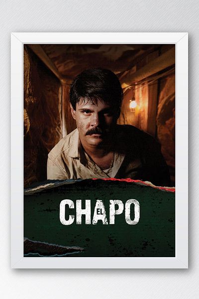 Saturn Pictură înrămată El Chapo - Pictură poster pentru afiș de serie