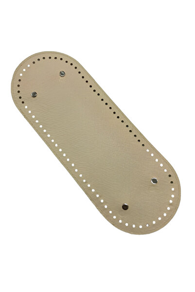 EleganTShoP Deri Çanta Tabanı 12*31,5 Rivetli Oval Dikdörtgen
