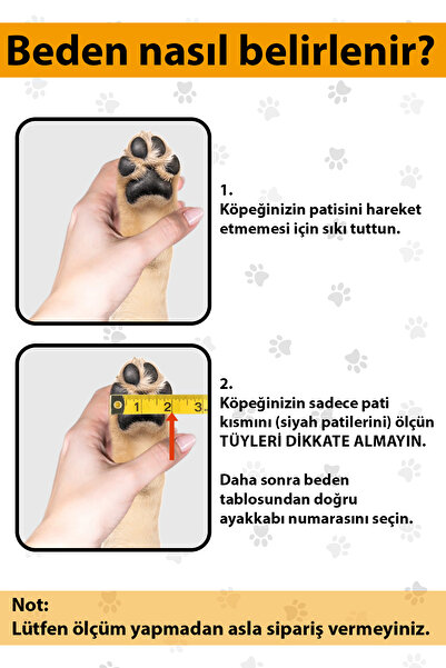 PawPrints Köpek Ayakkabısı - Suni Deri Köpek Ayakkabısı - Poliüretan Taban Köpek Ayakkabısı