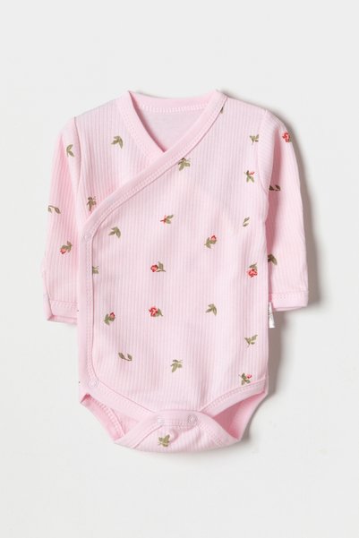 Krazber Baby Long Sleeve Snap Bodysuit 2-Pack