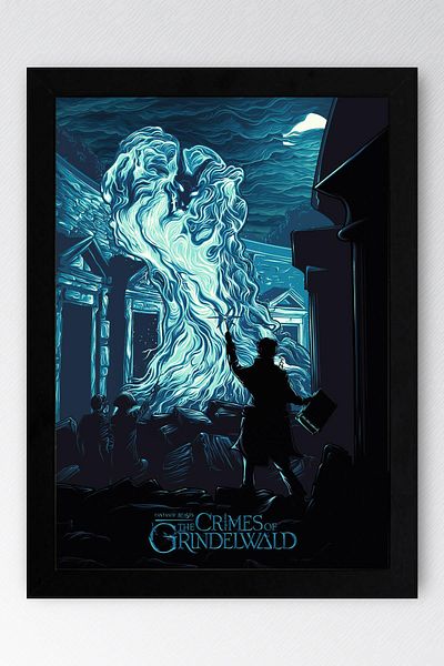 Saturn Fantastic Beasts Framed Painting - Movie Poster Poster Painting