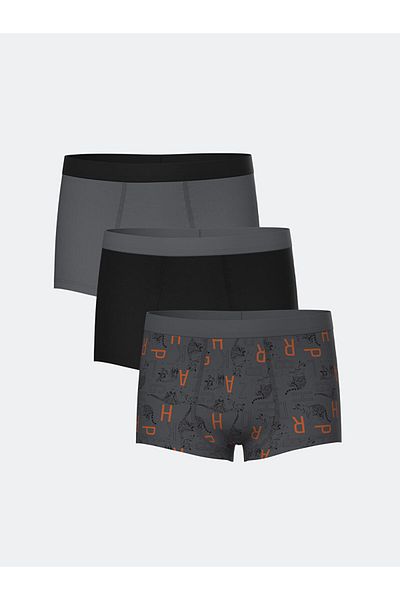 LC Waikiki New Season Printed Boys' Boxer 3-Piece - S55248Z4