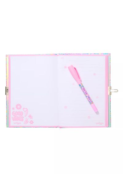 SMIGGLE دفتر ملاحظات مع 5 أقلام قابلة للقفل