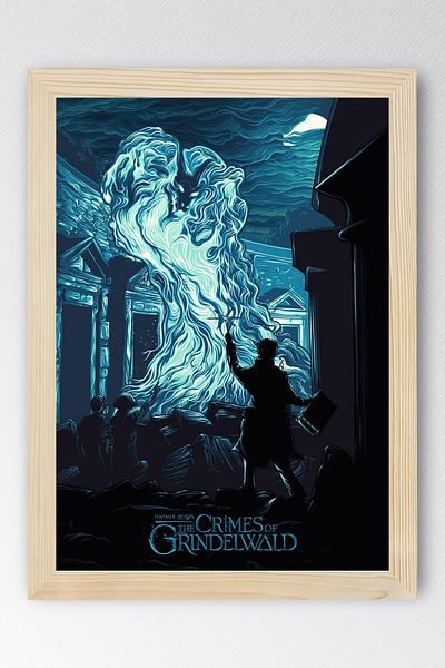 Saturn Fantastic Beasts Framed Painting - Movie Poster Poster Painting