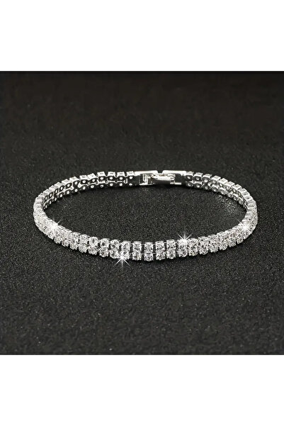 Fashionjewelery Silver Kiss-Shiny Bracelet