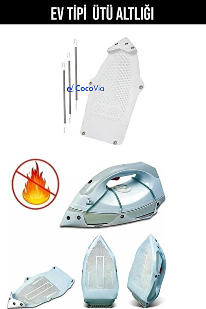 CocoVia Pratik Yanmaz Yapışmaz Ütü Altlığı Ütü Tabanlığı Teflon Silikon Ütü Altlığı- Ütü Tabanı Koruma