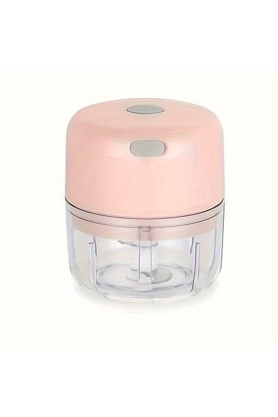 Choice Pink 100ML Electric Kitchen Food Chopper Mini Garlic Masher Crusher USB Portable Meat Grinder Vegeta