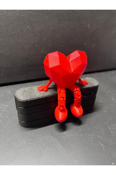 3DRoboMODA Decorative Sitting Heart Figure