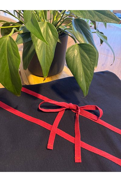 Calico Multi-Purpose Organic Navy Blue Baby Blanket