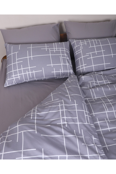 Sleepology طقم غطاء لحاف مزدوج من القطن بنسبة 100%