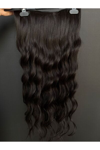 Suzan Peruk Yarımay çıtçıt U part PArça +Mini 2 yan çıtçıt Hediye.Gerçek Doğa...