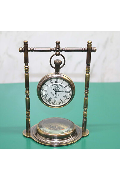 keyfim shop Pirinç Masa Üstü Saat