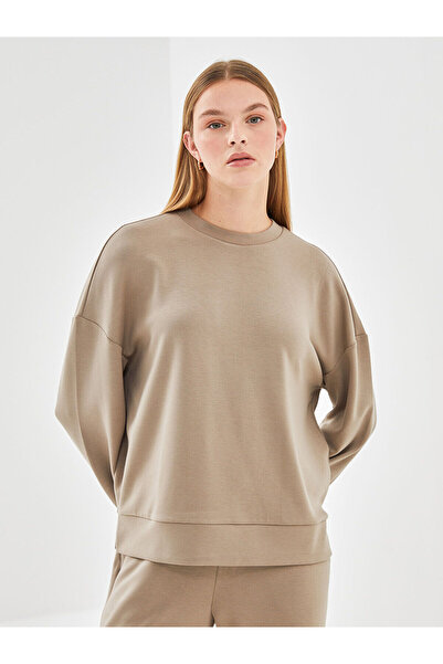 LC Waikiki Γυναικείο φούτερ LCW Vision Crew Neck Oversize (S5)