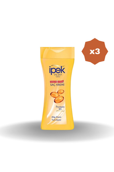 İpek بلسم سيلك برو فيتامين ب5 لجميع الشعر 480 مل - (3 قطع)