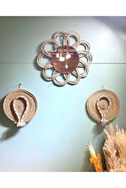kattuna Bohemian Daisy Mirror Wall Decoration Product Set of 3