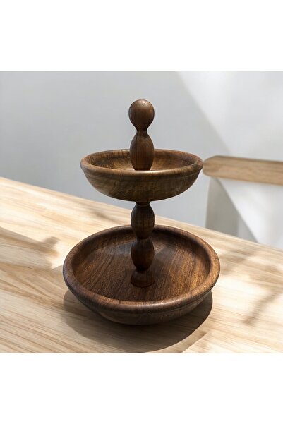 zagorwood Παρουσίαση διπλού ορόφου μπολ