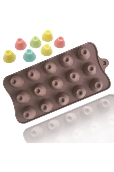 Epinox قالب سيليكون دائري مملوء بالثلج والشوكولاتة (DLY-18)