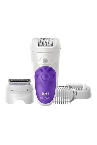 Braun Silk-Epil 5 Wet And Dry Cordless Epilator White/Purple