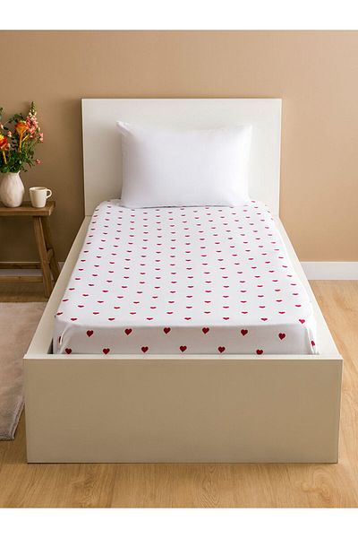LC Waikiki Heart Patterned Single Elastic Carsaf - S5Md81Z8
