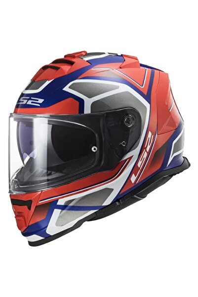 LS2 STORM FASTER KIRMIZI-MAVİ KASK