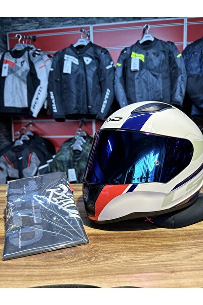 LS2 RAPID 2 DRIVEWAY BEYAZ-MAVİ KASK