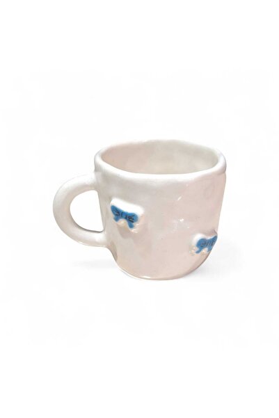 Kaljic Art Studio Kurdele Desenli Kupa Bardak Mavi