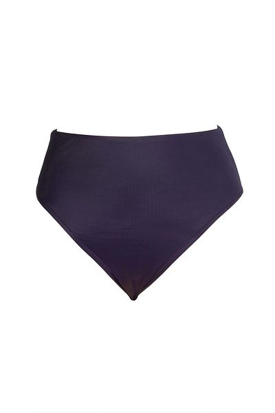 Endeep High Waist Hipster Purple Women's Bikini Bottom