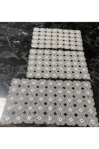 Kayra Stone Dowry Handwork Needle Lace Needle Embroider Bedroom Cover