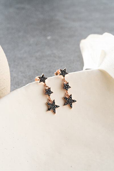 Silvano Jewelry 925 Ayar Gümüş Kayan Yıldız Küpe