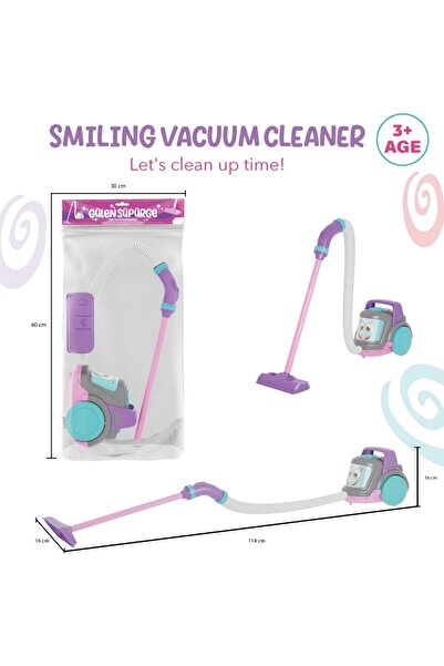 ByCaretta Oyuncak Elektrikli Sevimli Gülen Süpürge 02770