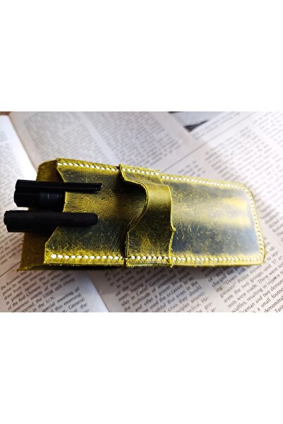 Mahfuz Crazy Hors 27 Cm 6 Cm Genuine Leather Pencil Case - for Your Special Pens