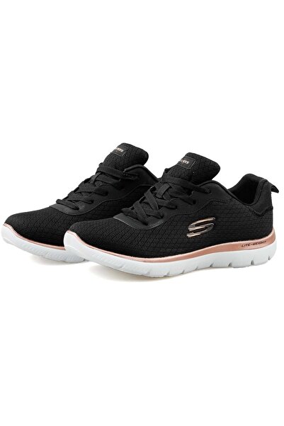SKECHERS Summits 88888316TK Günlük Kadın Spor Ayakkabı SİYAH-PEMBE