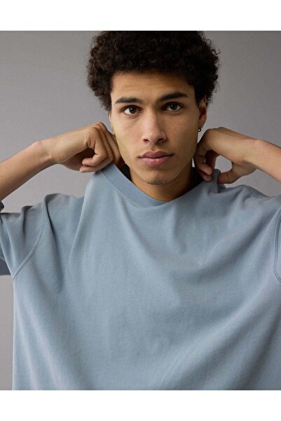 AMERICAN EAGLE AE Boxy Sueded Jersey T-Shirt