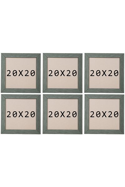 asel sanat Square Frame - Square Photo Frame - 6 Li 20X20 Photo Frame