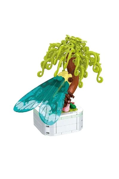 ByCaretta Cicada - 174 Pieces Flowers and Insects Building Blocks 68656
