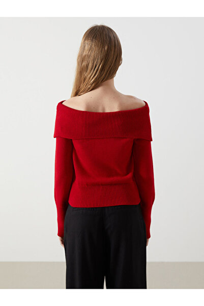 LC Waikiki Kayik Yaka Kadin Triko Kazak - W4EG02Z8