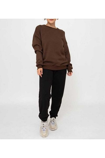 DWN WEAR Crew Neck 3 Thread Raised Tracksuit Set