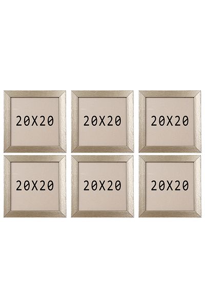 asel sanat Square Frame - Square Photo Frame - 6 Li 20X20 Photo Frame