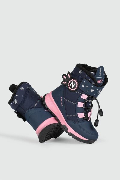 N'drops N'Drops014 Fur Smart Lacing Girl Snow Boots