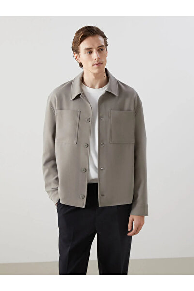 LC Waikiki LCW Vision Standard-Mantel mit Hemdkragen für Herren