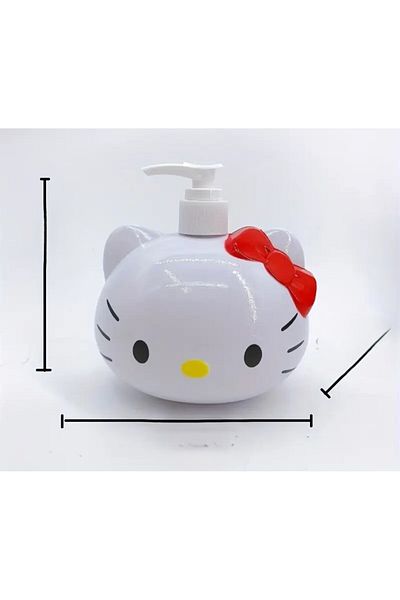 bundle island Dozator de săpun lichid Sticlă de loțiune sub presiune cu figurină Hello Kitty