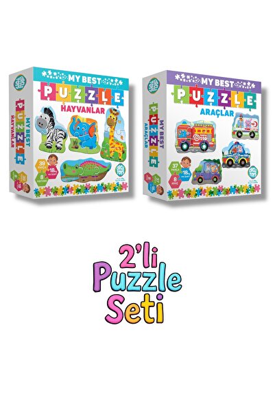 Circle Toys My Best Puzzle Hayvanlar Ve Araçlar Ikili Set