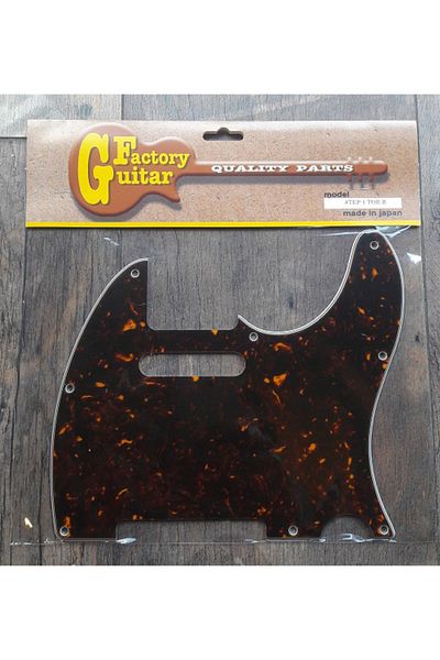 Domo Tep-1Tor-B Tortoise Shell 8 Hole Telecaster Pickguard