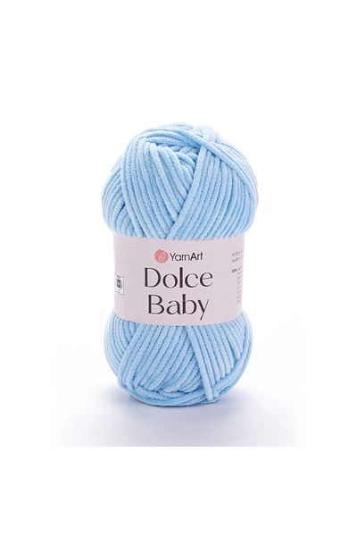 Yarnart Dolce Baby - Velvet, Baby Hand Knitting Νήμα Baby Blue-749