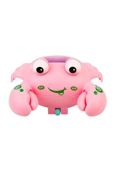 Cosby Pull and Drop Cute Crab - Pink