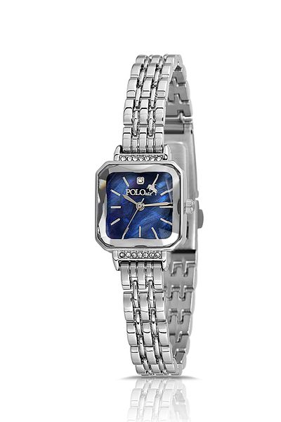 Polo Air Silver Navy Vintage Women's Wristwatch - Pl-1498B2X