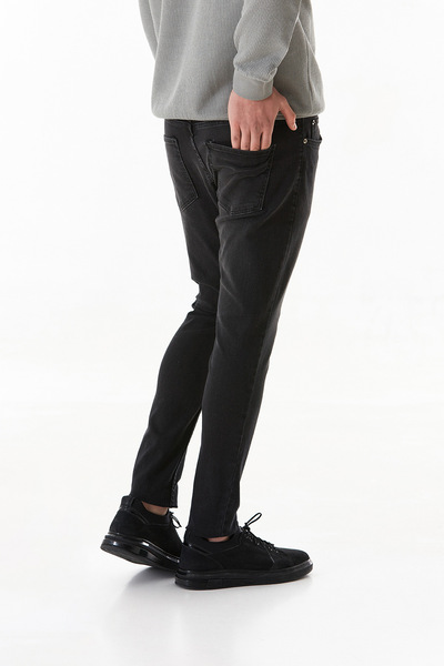 Fulla Moda Fermuarlı Straight Jean Pantolon